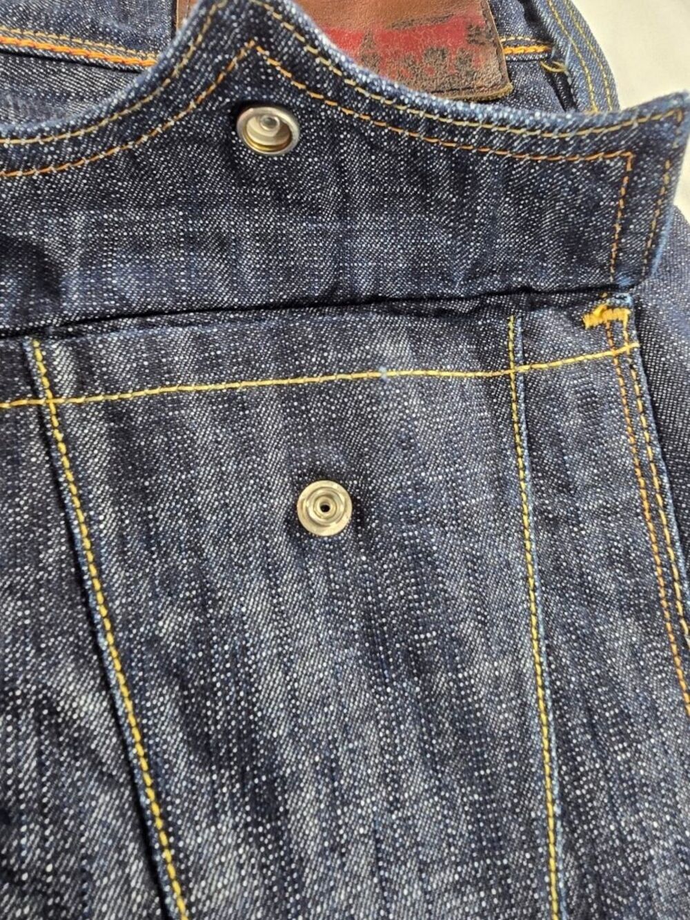Vintage Levi's Red Line Collection Jeans Boot Cut Men’s 34x30 Dark Wash Y2K RARE - Picture 10 of 16